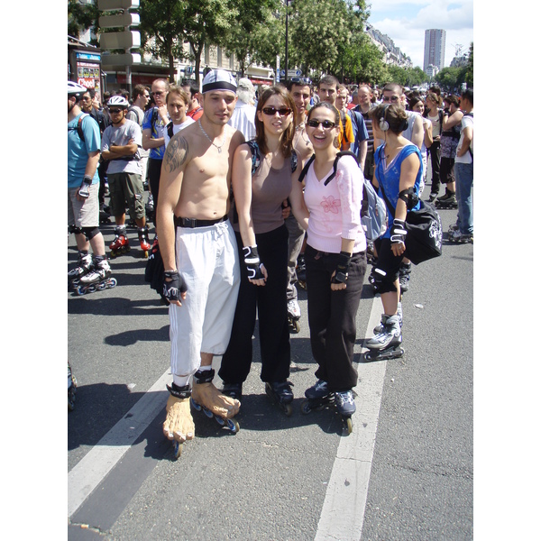 รูปถ่าย ฝรั่งเศส(France) ปารีส(Paris) เล่นสเก็ตในปารีส(Randonnee Roller et Coquillages) 2007-07 109
