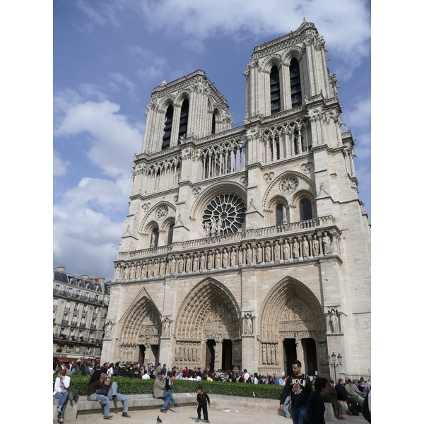 รูปถ่าย ฝรั่งเศส(France) ปารีส(Paris) มหาวิหารน็อทร์-ดาม(Notre Dame) 2007-05 10