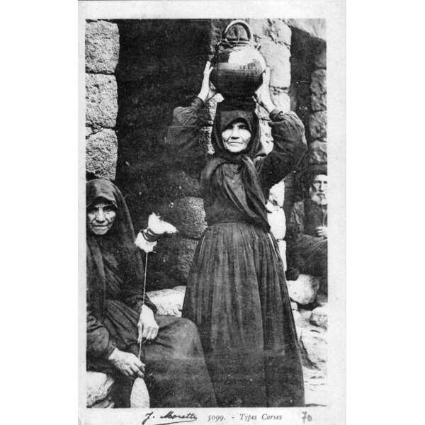 รูปถ่าย ฝรั่งเศส(France) คอร์สิคา(Corsica) โปสการ์ดเก่า(Old Postcards) 1900-01 344