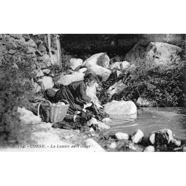 รูปถ่าย ฝรั่งเศส(France) คอร์สิคา(Corsica) โปสการ์ดเก่า(Old Postcards) 1900-01 21