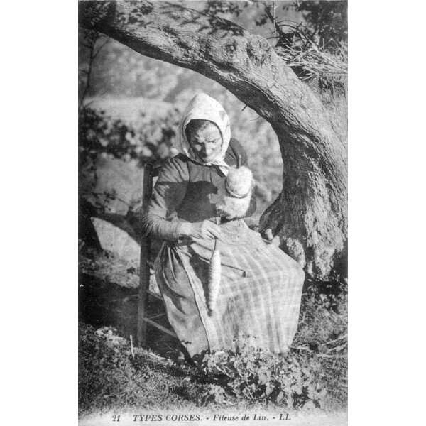 รูปถ่าย ฝรั่งเศส(France) คอร์สิคา(Corsica) โปสการ์ดเก่า(Old Postcards) 1900-01 299