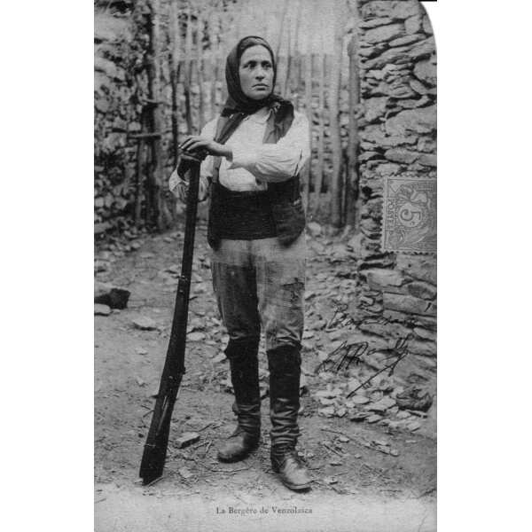 รูปถ่าย ฝรั่งเศส(France) คอร์สิคา(Corsica) โปสการ์ดเก่า(Old Postcards) 1900-01 40