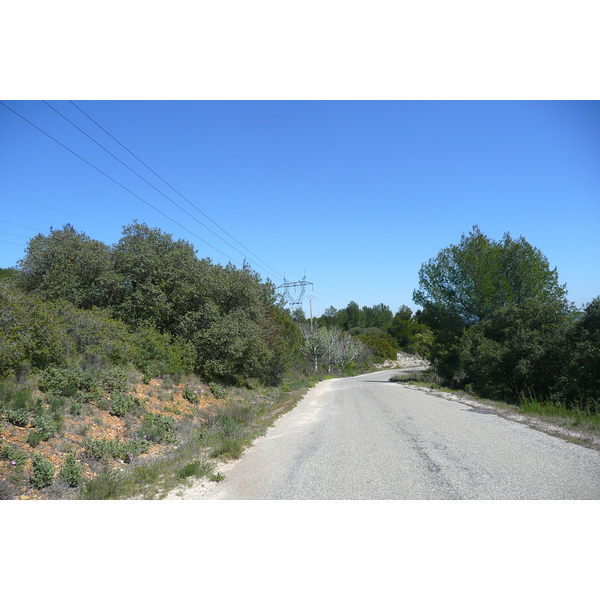 รูปถ่าย ฝรั่งเศส(France) โพรว็องส์(Provence) ถนนจากโบแกร์ไปปงดูการ์(Beaucaire to pont du gard road) 2008-04 2