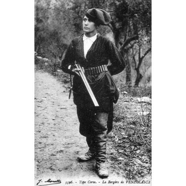 รูปถ่าย ฝรั่งเศส(France) คอร์สิคา(Corsica) โปสการ์ดเก่า(Old Postcards) 1900-01 160