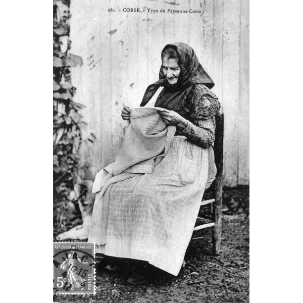 รูปถ่าย ฝรั่งเศส(France) คอร์สิคา(Corsica) โปสการ์ดเก่า(Old Postcards) 1900-01 204