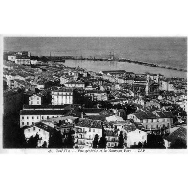 รูปถ่าย ฝรั่งเศส(France) คอร์สิคา(Corsica) โปสการ์ดเก่า(Old Postcards) บาสเทีย(Bastia) 1900-01 41