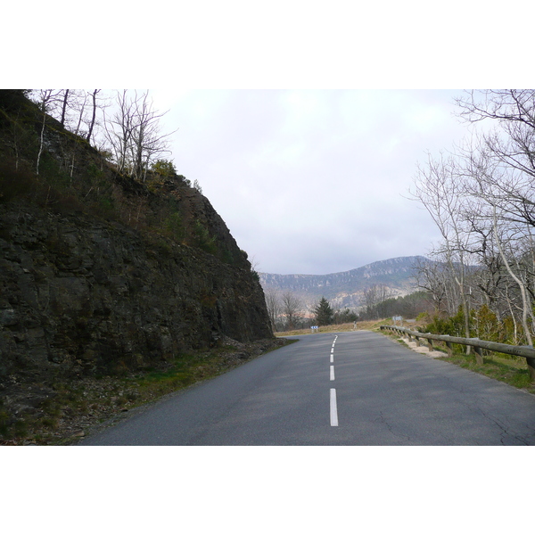 รูปถ่าย ฝรั่งเศส(France) เทือกเขาเซแวน(Cevennes Mountains) ถนนจากโกกูแรสไปฟลอรัก(Cocures to Florac road) 2008-04 13