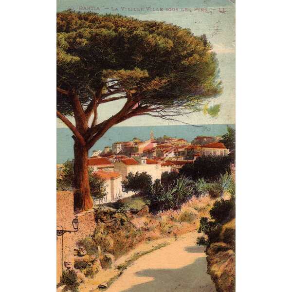 รูปถ่าย ฝรั่งเศส(France) คอร์สิคา(Corsica) โปสการ์ดเก่า(Old Postcards) บาสเทีย(Bastia) 1900-01 63