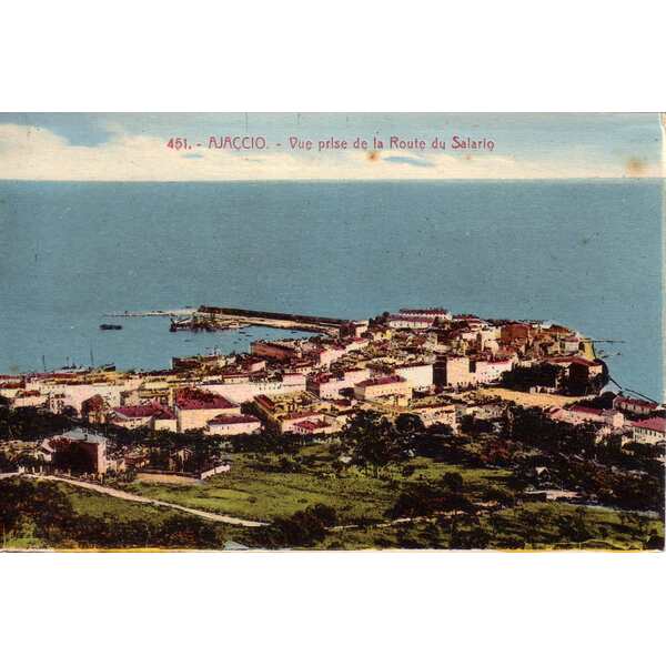 รูปถ่าย ฝรั่งเศส(France) คอร์สิคา(Corsica) โปสการ์ดเก่า(Old Postcards) 1900-01 10