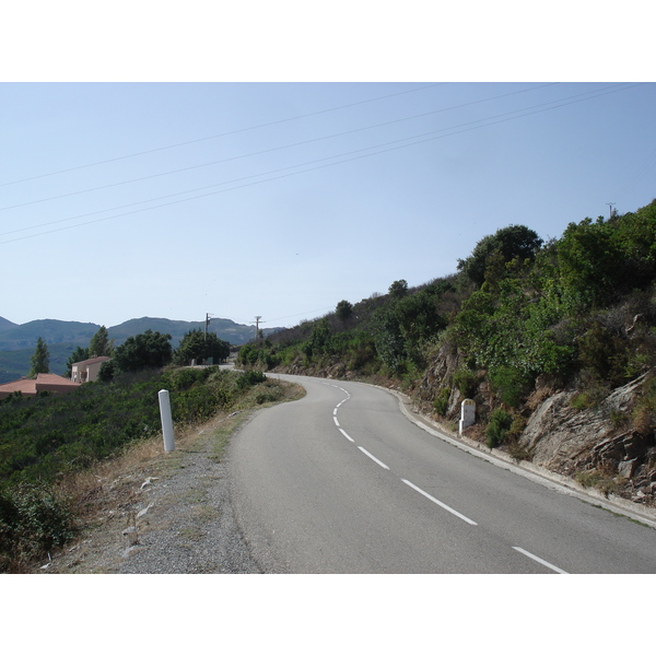 รูปถ่าย ฝรั่งเศส(France) คอร์สิคา(Corsica) ถนนจากบัสตียาไปแซ็งฟลอร็อง(Bastia to Saint Florent Road) 2006-09 24