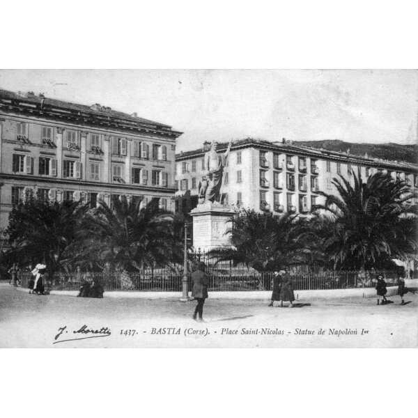 รูปถ่าย ฝรั่งเศส(France) คอร์สิคา(Corsica) โปสการ์ดเก่า(Old Postcards) บาสเทีย(Bastia) 1900-01 57