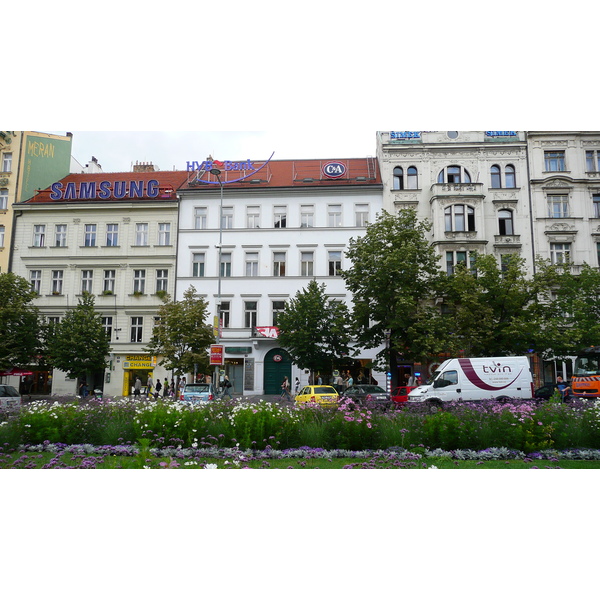รูปถ่าย สาธารณรัฐเช็ก(Czech Republic) ปราก(Prague) จัตุรัสเวนเซสลาส(Vaclavske namesti) 2007-07 22