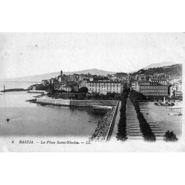 รูปถ่าย ฝรั่งเศส(France) คอร์สิคา(Corsica) โปสการ์ดเก่า(Old Postcards) บาสเทีย(Bastia) 1900-01 89