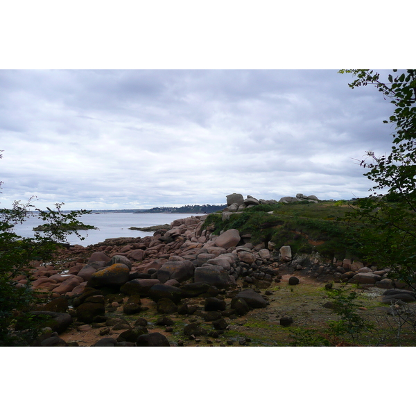 รูปถ่าย ฝรั่งเศส(France) แปร์รอส-กีแรก(Perros Guirec) หิน  แกรนิตชมพู (Cote de granite rose) 2007-08 54
