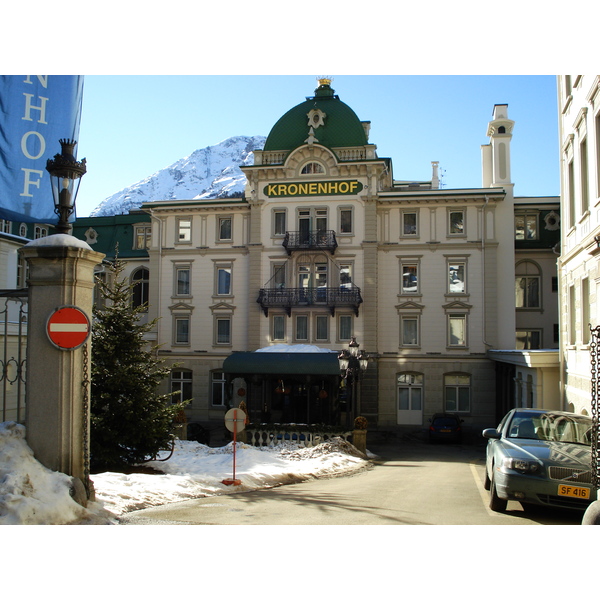 รูปถ่าย สวิสเซอร์แลนด์(Switzerland) ปองเทรซีน่า(Pontresina) โรงแรมแกรนด์โครเนนโฮฟ(Grand Hotel Kronenhof) 2007-01 91