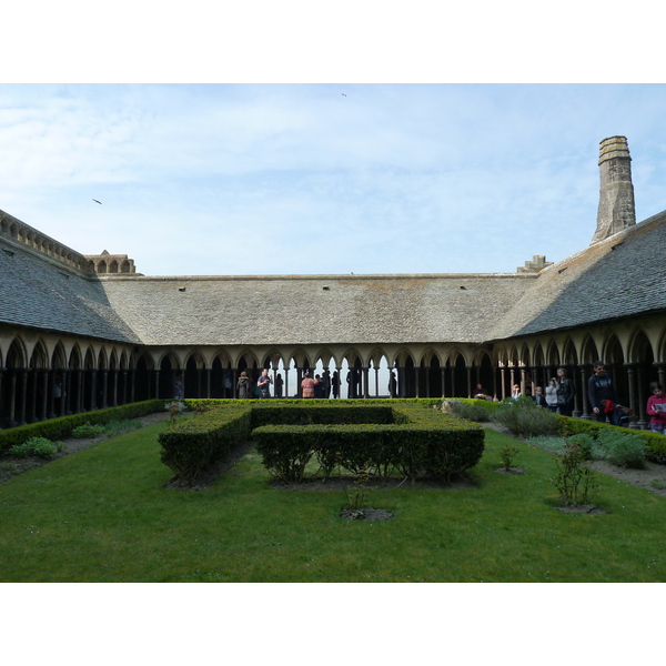 รูปถ่าย ฝรั่งเศส(France) มงแซ็งมีแชล(Mont St Michel) ระเบียงคดแอบบีมงแซ็งมีแชล(Mont St Michel Abbey Cloister) 2010-04 83