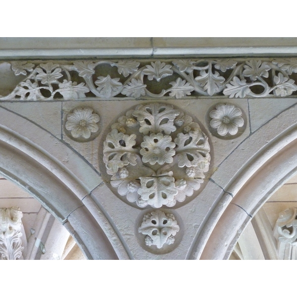 รูปถ่าย ฝรั่งเศส(France) มงแซ็งมีแชล(Mont St Michel) ระเบียงคดแอบบีมงแซ็งมีแชล(Mont St Michel Abbey Cloister) 2010-04 70