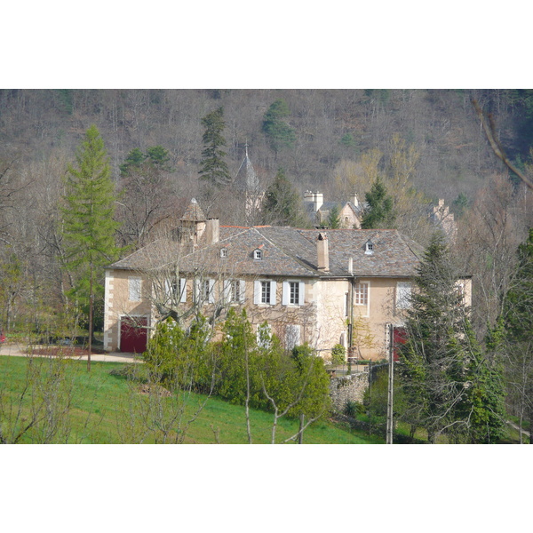 รูปถ่าย ฝรั่งเศส(France) เทือกเขาเซแวน(Cevennes Mountains) ถนนจากโกกูแรสไปฟลอรัก(Cocures to Florac road) 2008-04 34