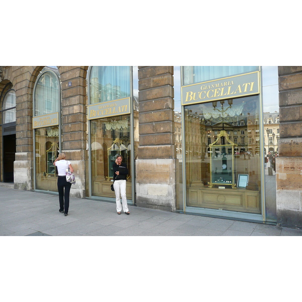 รูปถ่าย ฝรั่งเศส(France) ปารีส(Paris) จัตุรัสว็องโดม(Place Vendome) 2007-07 9