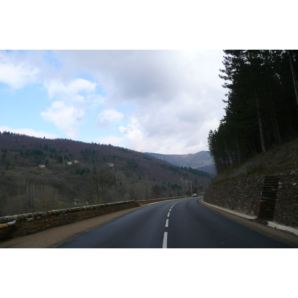 รูปถ่าย ฝรั่งเศส(France) เทือกเขาเซแวน(Cevennes Mountains) ถนนจากโกกูแรสไปฟลอรัก(Cocures to Florac road) 2008-04 0