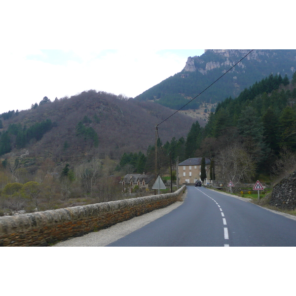 รูปถ่าย ฝรั่งเศส(France) เทือกเขาเซแวน(Cevennes Mountains) ถนนจากโกกูแรสไปฟลอรัก(Cocures to Florac road) 2008-04 1