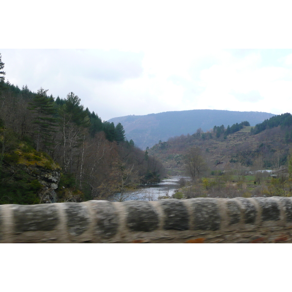 รูปถ่าย ฝรั่งเศส(France) เทือกเขาเซแวน(Cevennes Mountains) ถนนจากโกกูแรสไปฟลอรัก(Cocures to Florac road) 2008-04 4