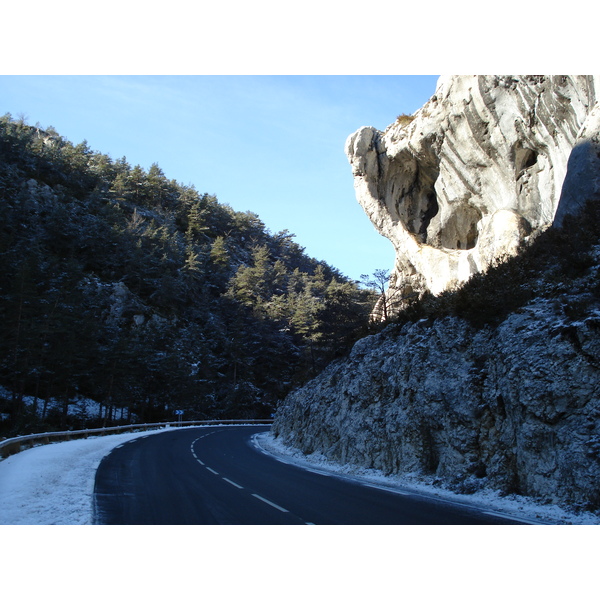 รูปถ่าย ฝรั่งเศส(France) ถนนจากกูร์เซกูลไปเกรโอลีแยร์-เล-เนจ(Coursegoule to Greolieres les neiges road) 2007-01 1