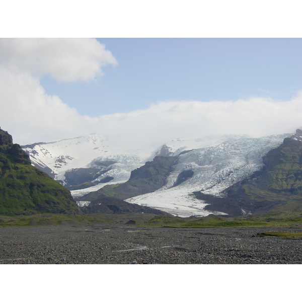 รูปถ่าย ไอซ์แลนด์(Iceland) สกาตาเฟลส์โจกูล(Skaftafellsjokull) 2003-06 14