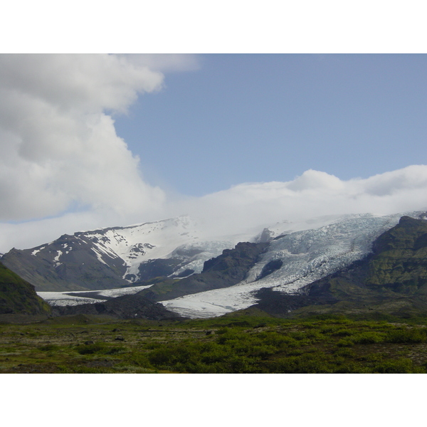 รูปถ่าย ไอซ์แลนด์(Iceland) สกาตาเฟลส์โจกูล(Skaftafellsjokull) 2003-06 16