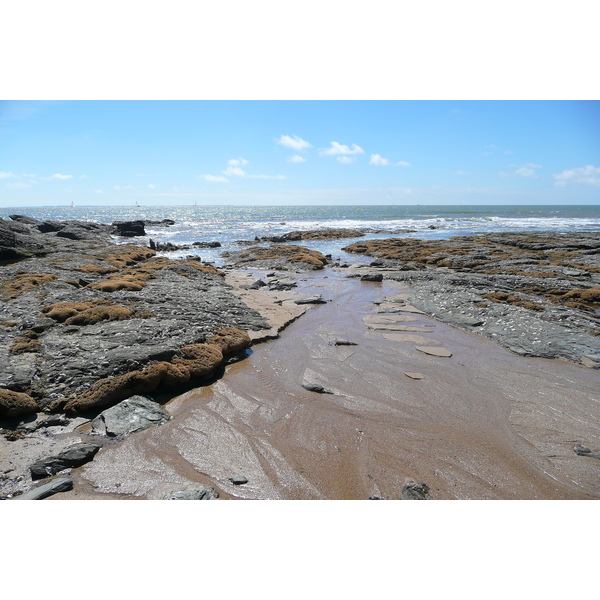 รูปถ่าย ฝรั่งเศส(France) ปอร์นิค(Pornic) หาดกร็องด์วาเล(grandes vallees Beach) 2008-07 10