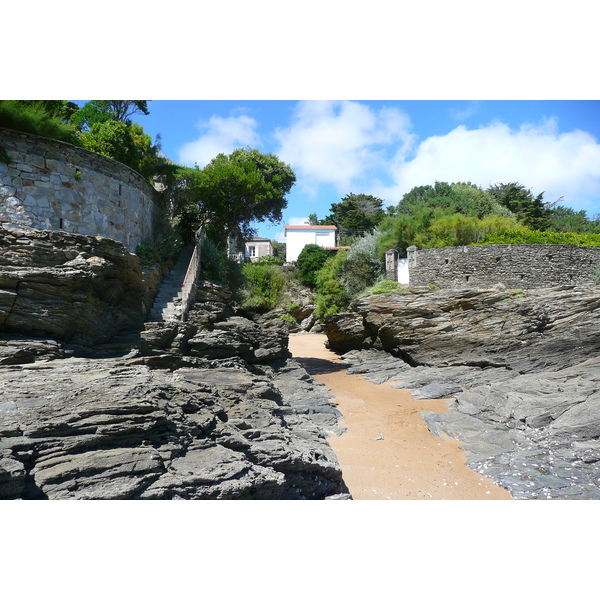 รูปถ่าย ฝรั่งเศส(France) ปอร์นิค(Pornic) หาดกร็องด์วาเล(grandes vallees Beach) 2008-07 16