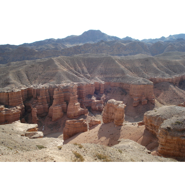 รูปถ่าย คาซัคสถาน(Kazakhstan) หุบผาชารึน(Charyn Canyon) 2007-03 228