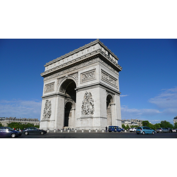 รูปถ่าย ฝรั่งเศส(France) ปารีส(Paris) ประตูชัย(Etoile and Arc de Triomphe) 2007-05 111