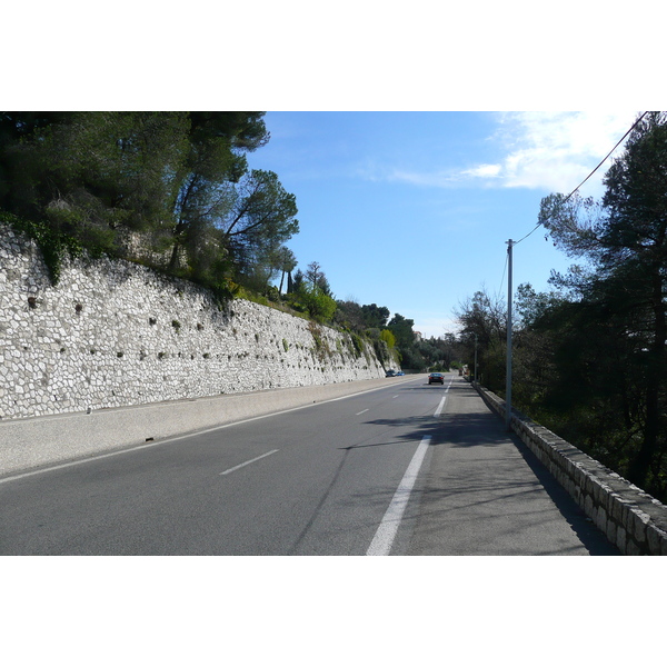 รูปถ่าย ฝรั่งเศส(France) เฟรนช์ริวิเอรา(French Riviera) ถนนจากว็องส์ไปกาญ(Vence to Cagnes road) 2008-03 58