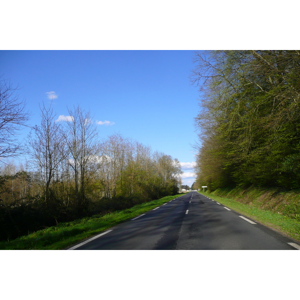 รูปถ่าย ฝรั่งเศส(France) อ็องบวซ(Amboise) ถนนจากอ็องบวซไปบลัว(Amboise to blois road) 2008-04 11