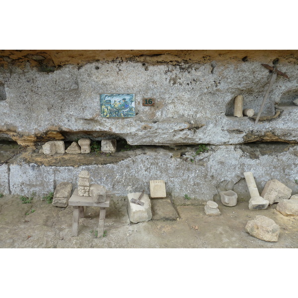 รูปถ่าย ฝรั่งเศส(France) ลาร็อกแซ็งคริสตอฟ(La Roque St Christophe) 2010-08 2
