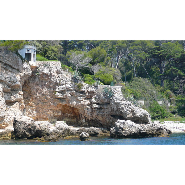 รูปถ่าย ฝรั่งเศส(France) แหลมอ็องตีบ(Cap d'Antibes) อ่าวลาร์ฌ็องโฟ(Anse de l'Argent Faux) 2007-07 26