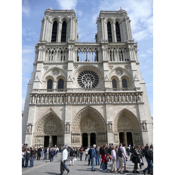 รูปถ่าย ฝรั่งเศส(France) ปารีส(Paris) มหาวิหารน็อทร์-ดาม(Notre Dame) 2007-05 15