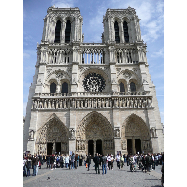 รูปถ่าย ฝรั่งเศส(France) ปารีส(Paris) มหาวิหารน็อทร์-ดาม(Notre Dame) 2007-05 0