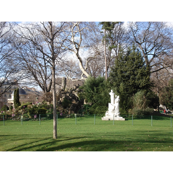 รูปถ่าย ฝรั่งเศส(France) ปารีส(Paris) สวนมงโซ(Monceau Garden) 2006-03 10