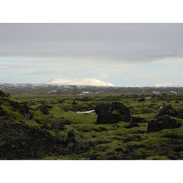 รูปถ่าย ไอซ์แลนด์(Iceland) ถนนหมายเลข 39 ไปเรคยาวิก(Road 39 to Reykjavik) 2003-03 25