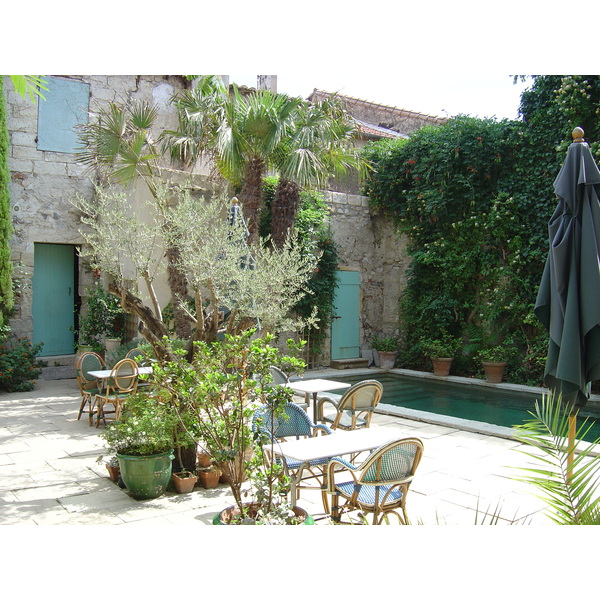 รูปถ่าย ฝรั่งเศส(France) แอก-มอร์ต(Aigues Mortes) โรงแรมเลเต็งปลีเย(Les Templiers Hotel) 2004-08 6