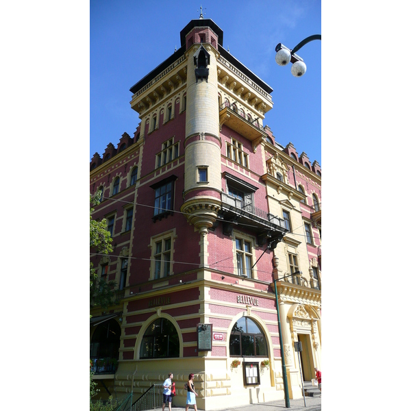 รูปถ่าย สาธารณรัฐเช็ก(Czech Republic) ปราก(Prague) ริมฝั่งสเมตานา(Smetanovo nabr) 2007-07 23