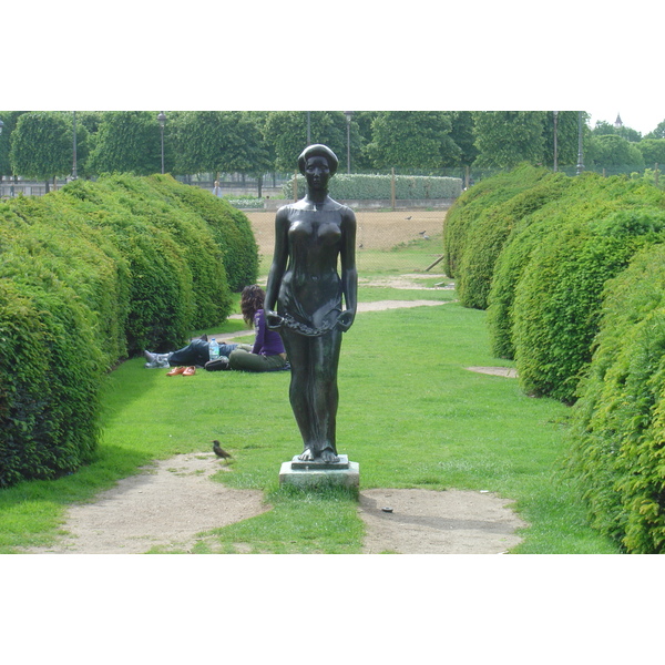 รูปถ่าย ฝรั่งเศส(France) ปารีส(Paris) สวนการูแซลแห่งลูฟวร์(Louvre Carrousel Garden) 2007-05 3