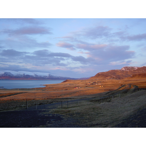 รูปถ่าย ไอซ์แลนด์(Iceland) ถนนหมายเลข 39 ไปเรคยาวิก(Road 39 to Reykjavik) 2003-03 17