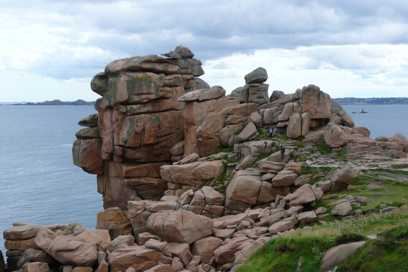 รูปถ่าย ฝรั่งเศส(France) แปร์รอส-กีแรก(Perros Guirec) หิน  แกรนิตชมพู (Cote de granite rose) 2007-08 72