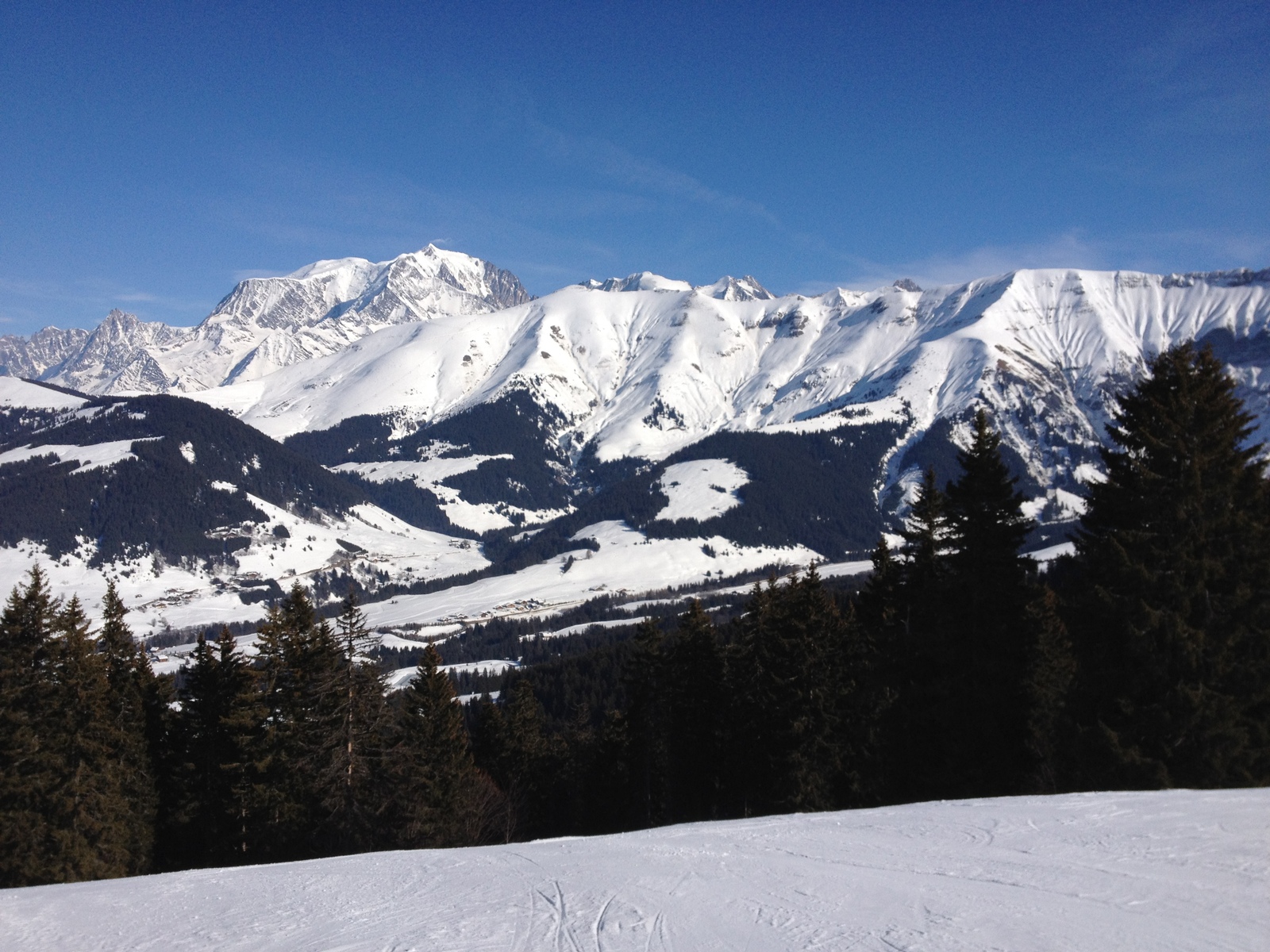 รูปถ่าย ฝรั่งเศส(France) เมแฌฟว์(Megeve) โรชบรุน(Rochebrune) 2012-02 2