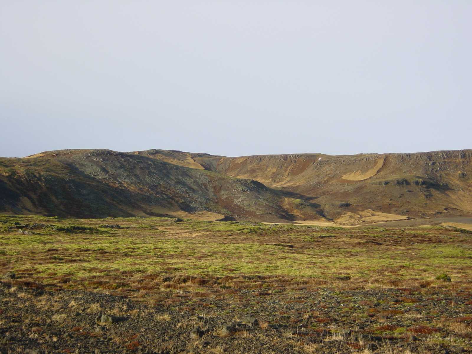 รูปถ่าย ไอซ์แลนด์(Iceland) ถนนหมายเลข 39 ไปเรคยาวิก(Road 39 to Reykjavik) 2003-03 8