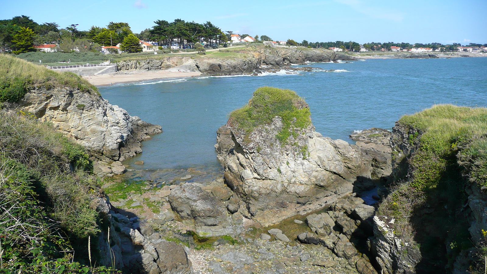 รูปถ่าย ฝรั่งเศส(France) เพรฟาย(Prefailles) จากแหลมแซ็ง-ฌีลดาไปเปรฟาย(Pointe St Gildas to Prefailles) 2007-07 11