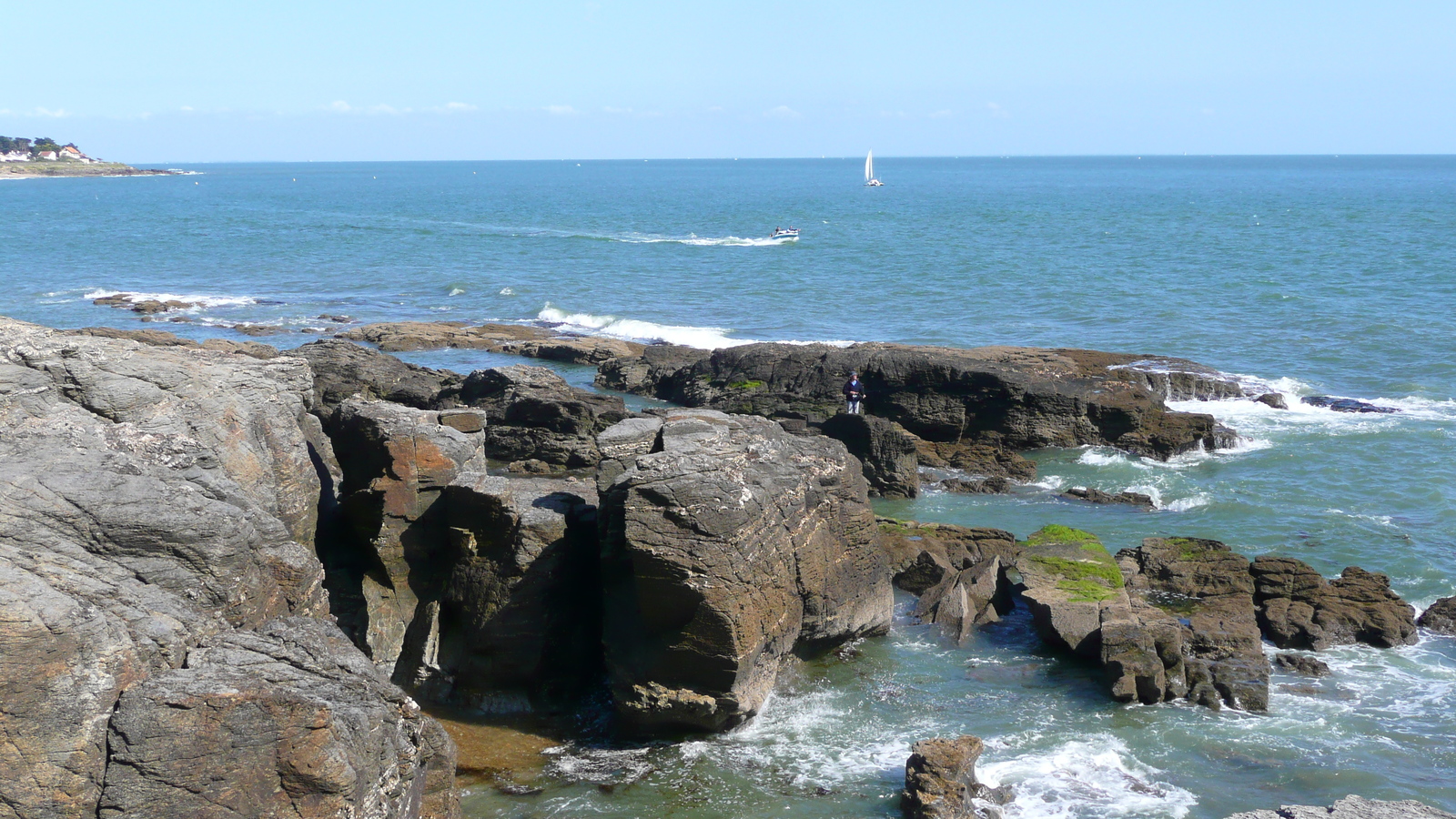 รูปถ่าย ฝรั่งเศส(France) เพรฟาย(Prefailles) จากแหลมแซ็ง-ฌีลดาไปเปรฟาย(Pointe St Gildas to Prefailles) 2007-07 9